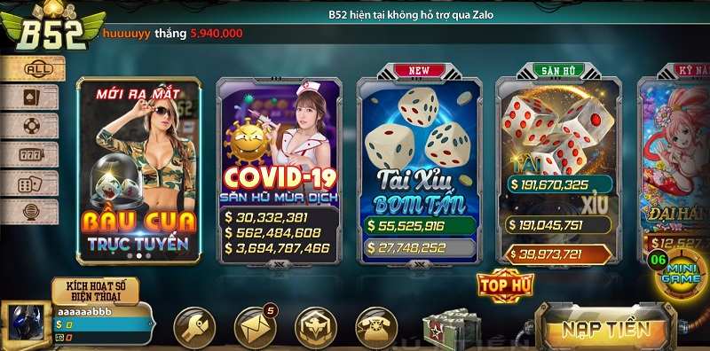 GoVz99: Làm giàu dễ dàng bằng cách chơi các trò chơi có thưởng - Vz99